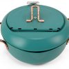Deep Fryer Pot 304 Steel with Thermometer – Aqur2020 Deep Green-0