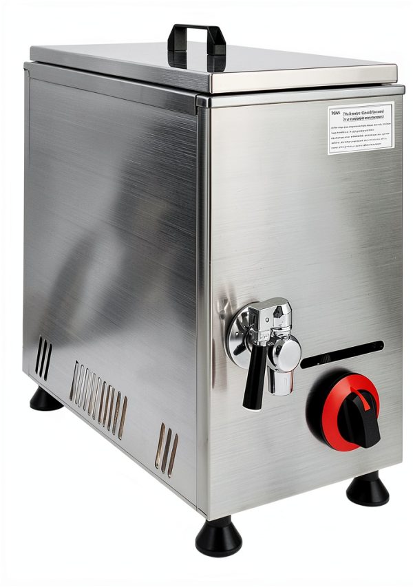 Gas Frying Machine LLHZGAO 21L Commercial LPG Deep Fryer with 12 Racks-1