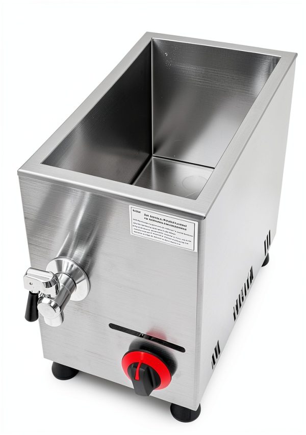 Gas Frying Machine LLHZGAO 21L Commercial LPG Deep Fryer with 12 Racks-3