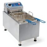 Globe PF10E Electric Countertop Fryer 10-Pound Stainless Steel NSF-0
