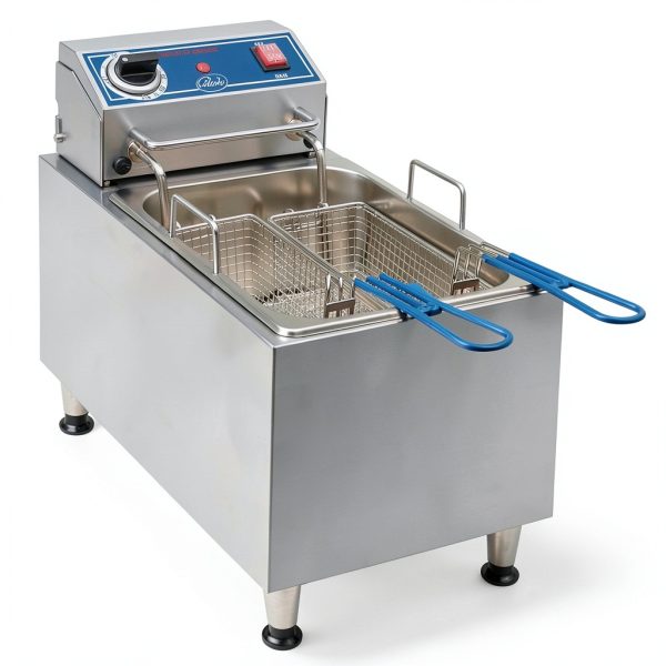 Globe PF10E Electric Countertop Fryer 10-Pound Stainless Steel NSF-0