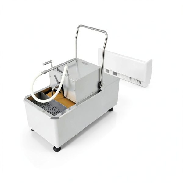 55 L /14.5 Gal Commercial Mobile Fryer Filter Machine 550W Restaurant Oil Filter Machine Mobile Fryer Oil Filter Machine with Filter Papers Fryer Oil Filter Cart for Supermarket, Restaurant-1