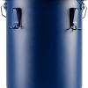 VEVOR Fryer Grease Bucket 6 Gallon Steel Caddy Rust‑Proof Blue-8