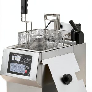 Commercial Deep Fryer Airosia ZL-3609S Stainless Steel 1800W Auto Lift-0