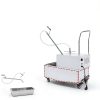 550W Mobile Fryer Oil Filter Machine DEFNES 55L Stainless 5‑Layer-7