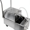 55 L /14.5 Gal Commercial Mobile Fryer Filter Machine 550W Restaurant Oil Filter Machine Mobile Fryer Oil Filter Machine with Filter Papers Fryer Oil Filter Cart for Supermarket, Restaurant-0