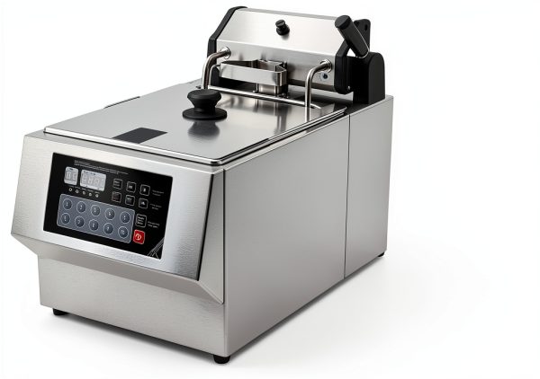 Commercial Deep Fryer Airosia ZL-3609S Stainless Steel 1800W Auto Lift-4