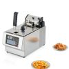 Commercial Deep Fryer Airosia ZL-3609S Stainless Steel 1800W Auto Lift-3